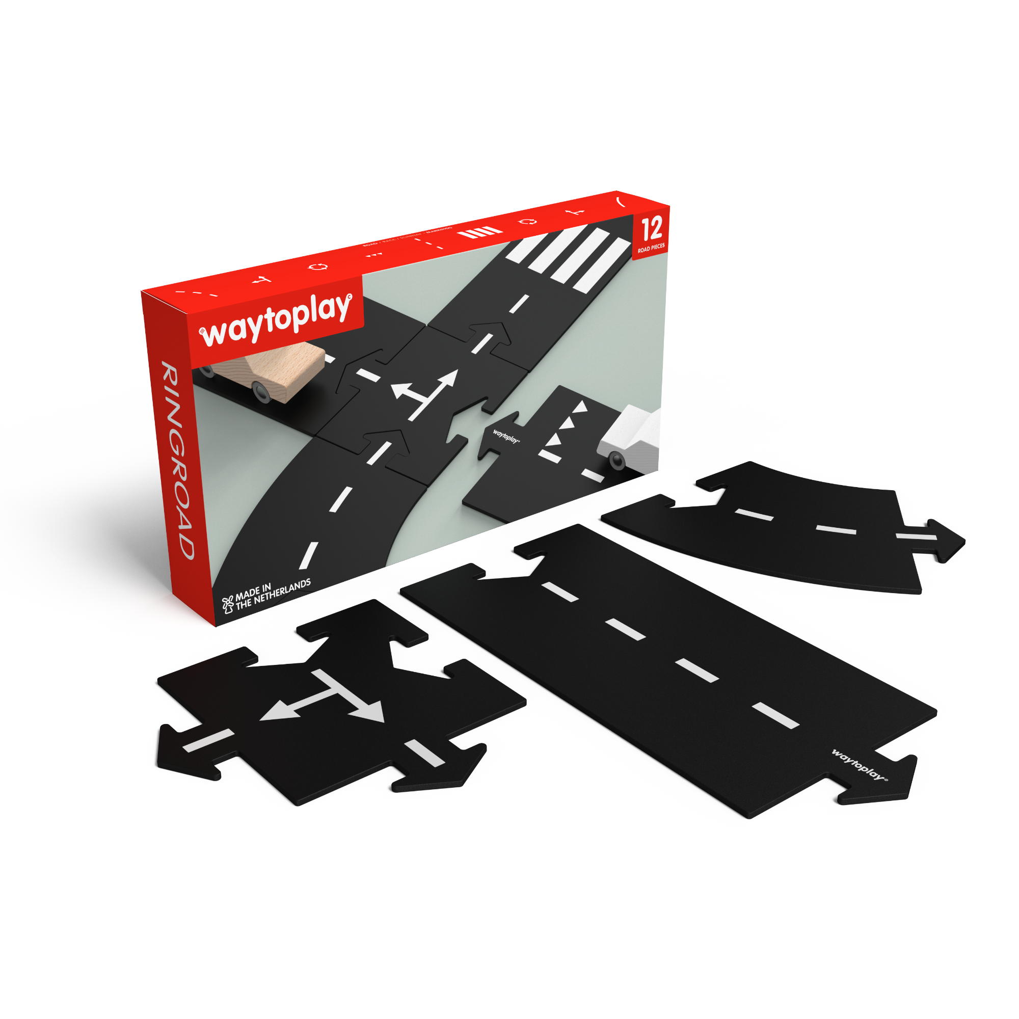 Waytoplay "Ringroad" autoraja komplekt 12 osaline - Pilt 6